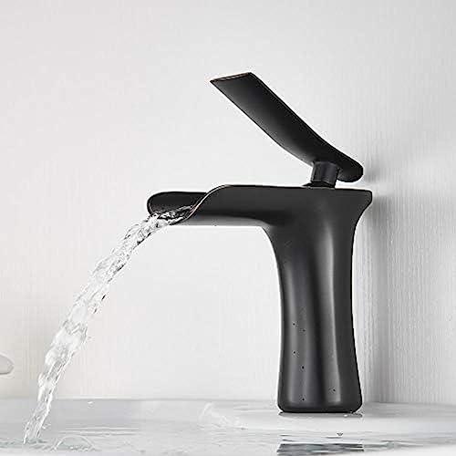 Mitigeur de lavabo cascade anti éclaboussure laiton antique robuste