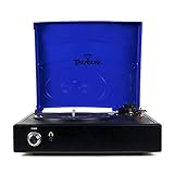 Melhor Toca-Discos de 2025: Guia de Compra Completo 7 Vitrola Toca Discos Treasure Blue Royal Black com software de gravação para MP3