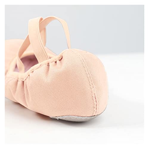 Ballet Slipper Girls Slippers Soft Leather Ballet Shoes Girls Ballet Dance Shoes Slippers for Kids Toddler,SHhg894064955-Brown-41 EU3