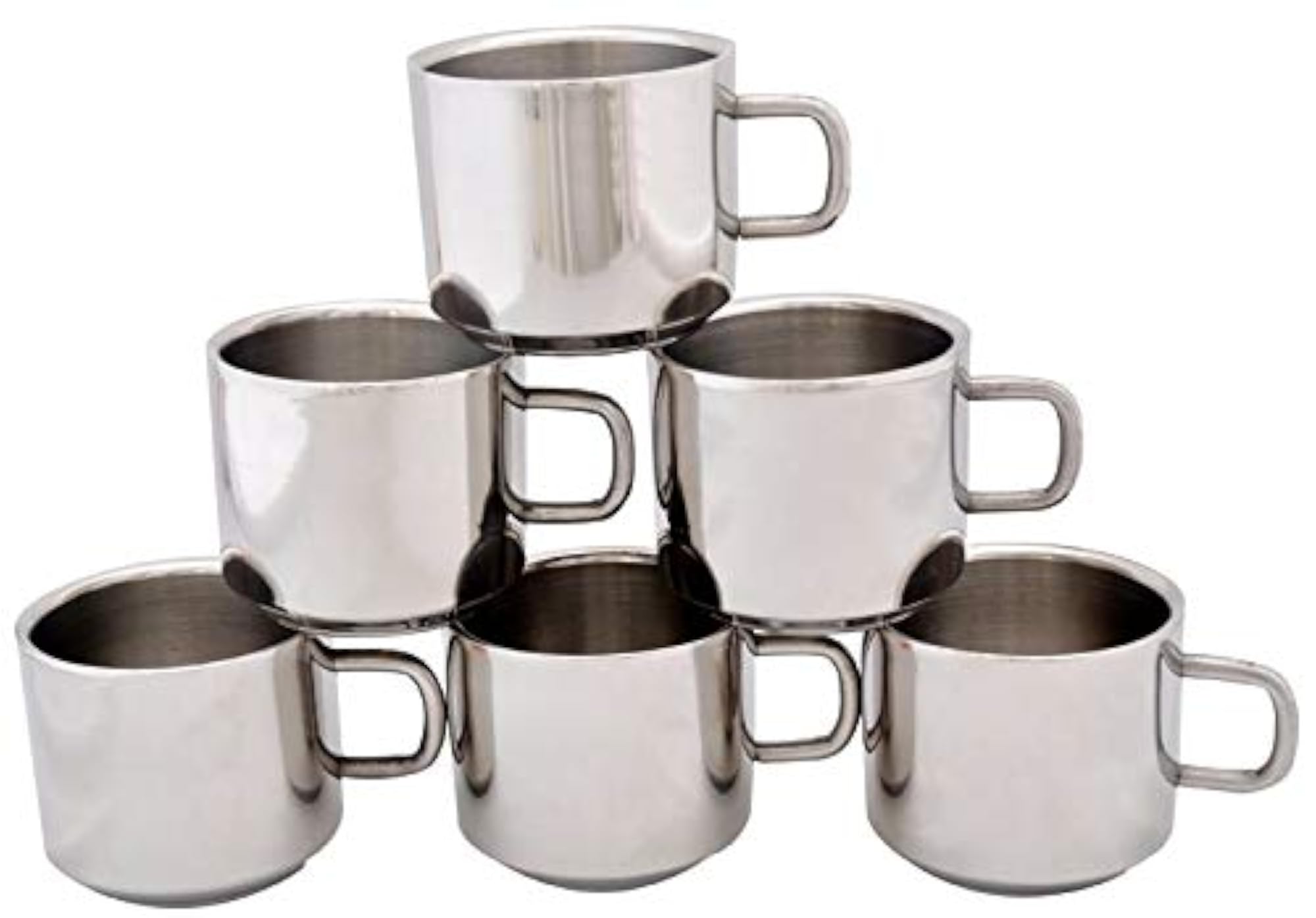 6 Tea Cups with 1 Tea Strainer Set