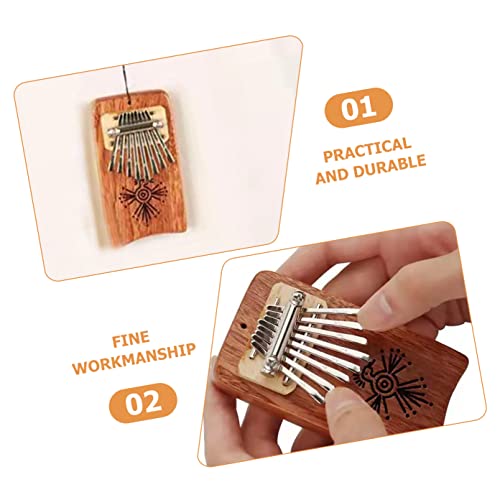 BIENKA 3pcs Petits Cadeaux Poche Musicale -Ton Adulte Pendentif Cadeau Instrument Kalimba Mini Adultes Bois Mbira… - Les Beatles, Paul McCartney, John Lennon, RIngo Starr, George Harrison BIENKA 3pcs Petits Cadeaux Poche Musicale -Ton Adulte Pendentif Cadeau Instrument Kalimba Mini Adultes Bois Mbira… – Image 4
