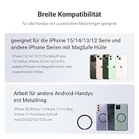 UGREEN Magnetischer Handy Ständer Magsafe Handyhalter Tisch (Schwarz) – Ansicht 3