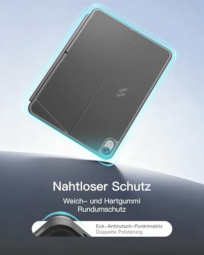 Inateck iPad 11 A16/10.Gen Hülle mit Tastatur, 5,1" Vollflächen-Touchpad – Ansicht 4