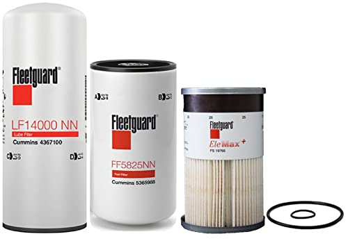 Genuine Fleetguard - Cummins Filtration LF14000NN - FF5825NN - FS19765 Fleetguard Filters Kit For Cummins