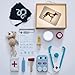 WOODEN TEETHER お医者さんごっこセット レントゲンごっこ 医者おもちゃ レントゲンBOX付き 動物骨格カード お医者さんセット ドクターセット獣医 知育玩具 子供用 3歳以上