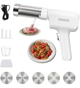 Preshwous Electric Pasta Maker, 5-In-1 Cordless Pasta Machine with Sausage-Making Attachment, Hom...
