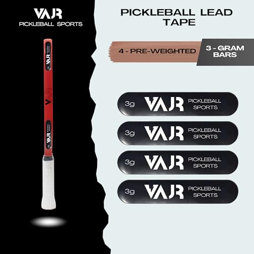 Image of Pickleball Lead Tape | Pre-Weighted 3gram Each | Pack of 4 | VAJR Pickleball sports Brand | Precisely Customize Your Paddle Weight | Raise Your Game by customizing Paddle Weight.