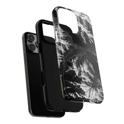 Coque iPhone 16 Pro Max rigide brillante au design montagne premium