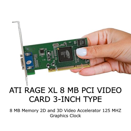 KUJOBUY 8MB Graphics Card VGA PCI 32Bit for Server Industrial Computer Multi-Display for ATI Rage XL 32 Bit PCI VGA Video Card PCI-X Interface Universal Video Card for Desktop Computers - Thumbnail 7