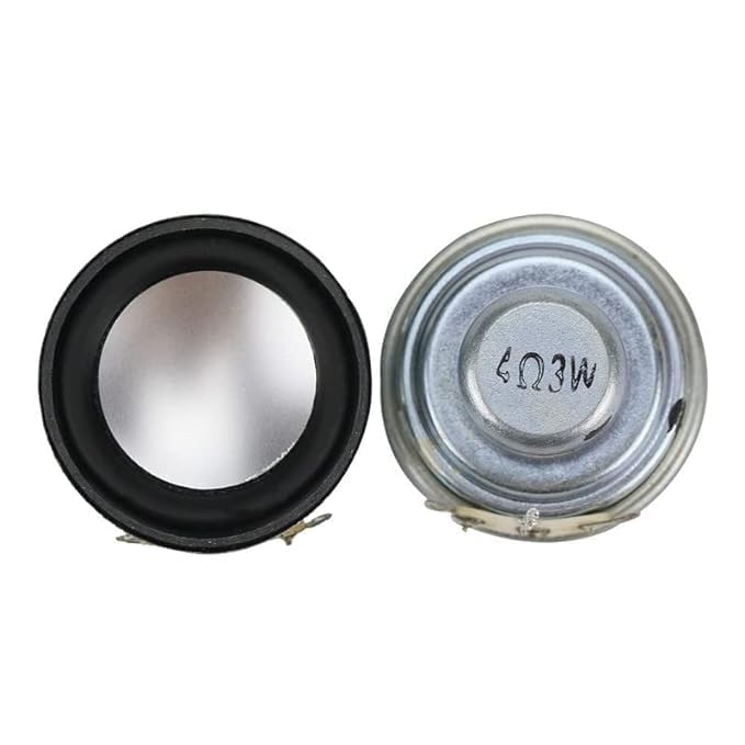 Image of Erh India 1 Pc 1.5 inch Speaker 40 mm Diameter 4 Ohm 3W for DIY Bluetooth Speaker, Electronic Projects etc.