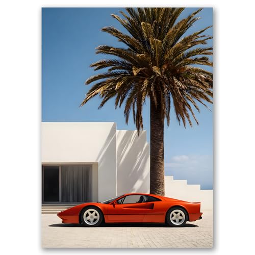 Affiche automobile SALVADERO art déco Shadow 70x50cm habillage mur vide