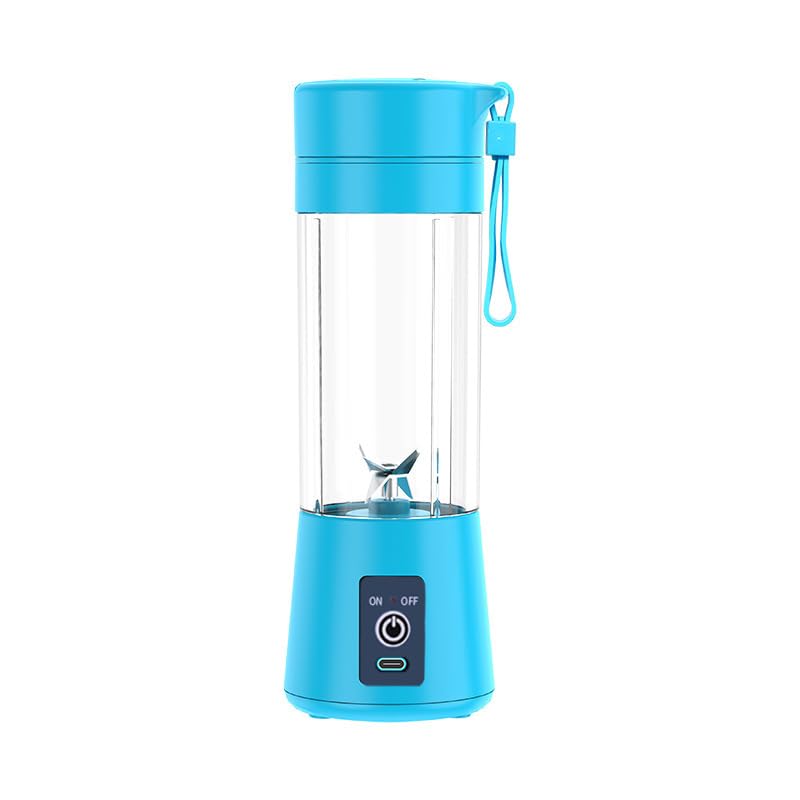 Mixeur portable sans fil bleu ciel de taille personnelle avec tasse de voyage sans BPA