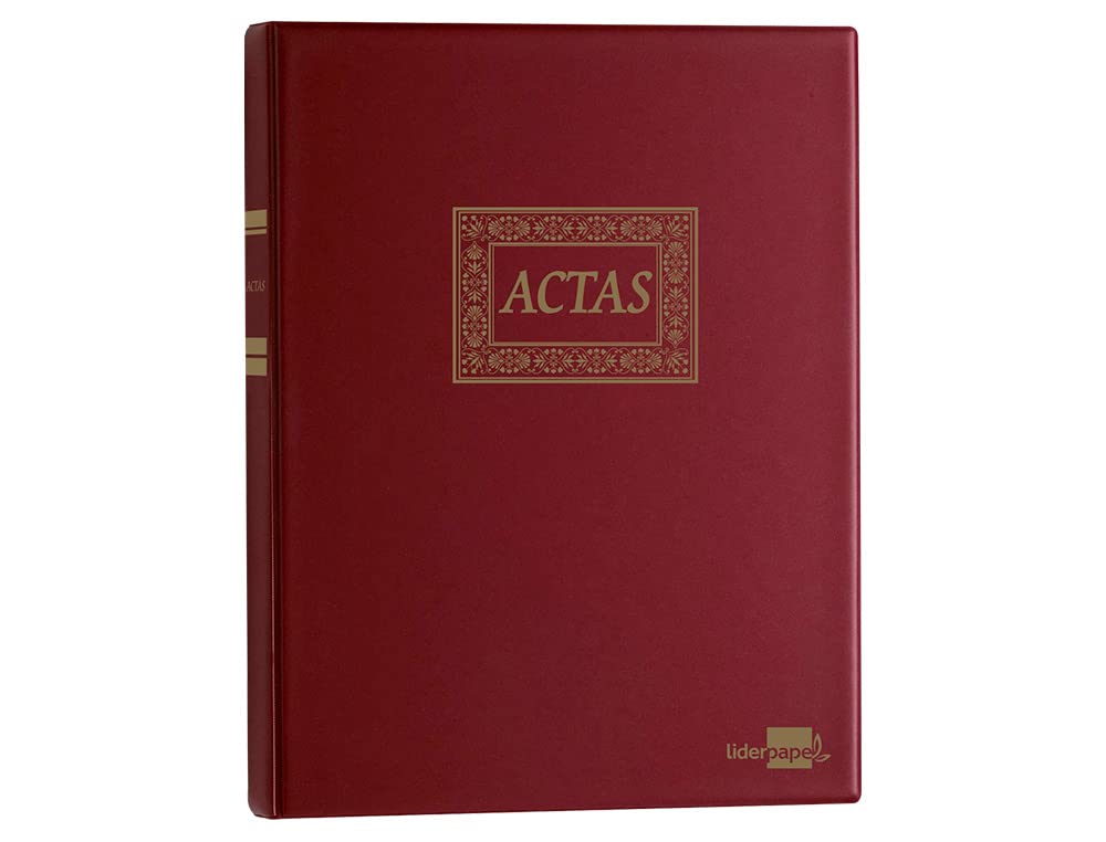 LIDERCARTA LIBRO DIN A4 ATTE 30 ANELLI CON 100 FOGLIE MOBILI FOLIATE