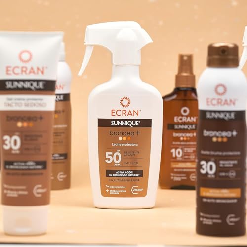 Miniatura 5 de Ecran Sunnique - Bruma Aceite Protector FPS 30, Protección UVB + UVA e IR-A, Resistente al Agua, Con Tecnología Pure Bronze y VitEox 80, Activa el Bronceado Natural, Sin Autobronceador - 2 x 250 ml