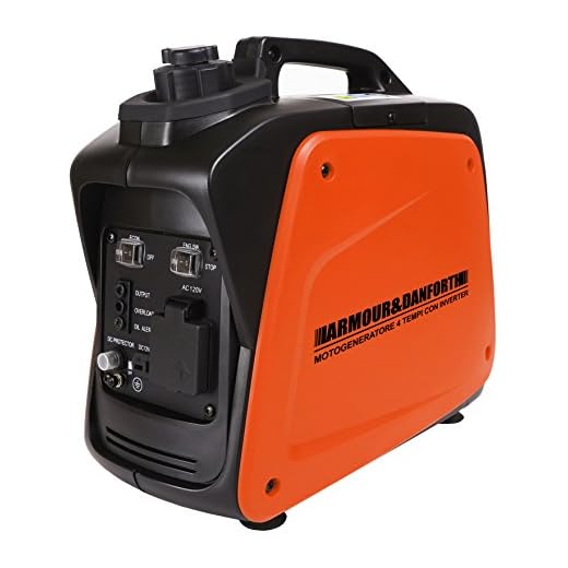 Armour&Danforth TMX5157 Generador Inverter, 4 tiempos, 1000 W, 230 V, naranja