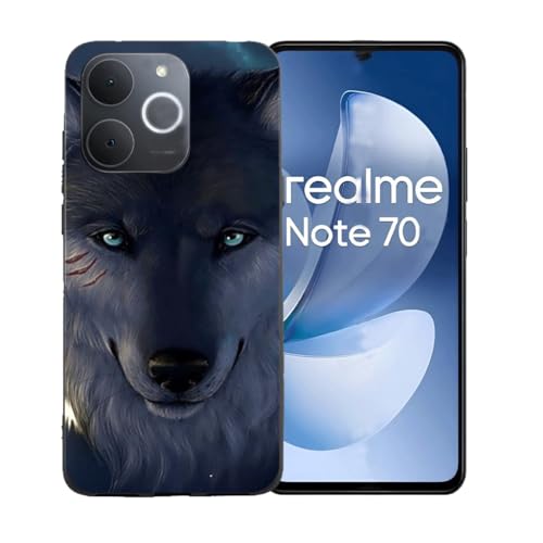 CongJiaLingXi�P�[�X�K�p �� Realme Note 70T (6.74")�A�_�炩���V���R�[���J�o�[�̏_��ȃo���p�[�h�Ռ�TPU�ی�?�̂���, BST12