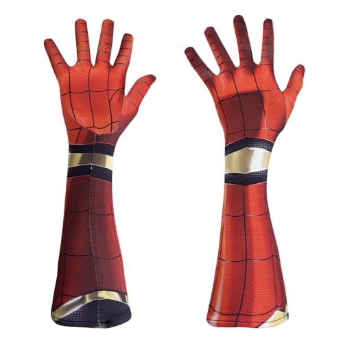 NOSTURD Halloween Gloves for Children and Adults Superhero Gloves Costume YZLarge