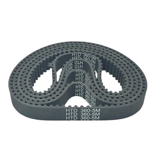 Courroie HTD 5M 800mm de longueur et 25mm de largeur à boucle fermée avec 160 dents pour transmission