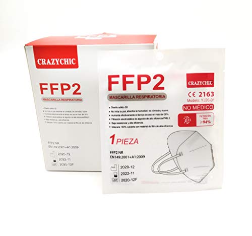 MAGIC SELECT MASCARILLA FFP2, Único, 1 Unidad (Paquete de 1)