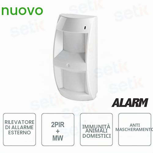 AMC - Sensore da esterno tripla tecnologia 2PIR + MW con Pet Immunity - AMC - SOUTDOOR/T