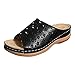 Sandale Plateforme Femme Racquetball Chaussures Femme Lacets Autobloquants Mariage Soirée Utilité Professionnelle Décontracté Tendance Bout Renforcé Mules Compensees Animal Print(Noir,38.5)