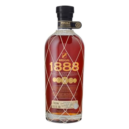 Brugal 1888 | Dominikanischer Premium Rum | zweifach gelagert für ein komplexes Aroma | 40% Vol | 700ml Einzelflasche