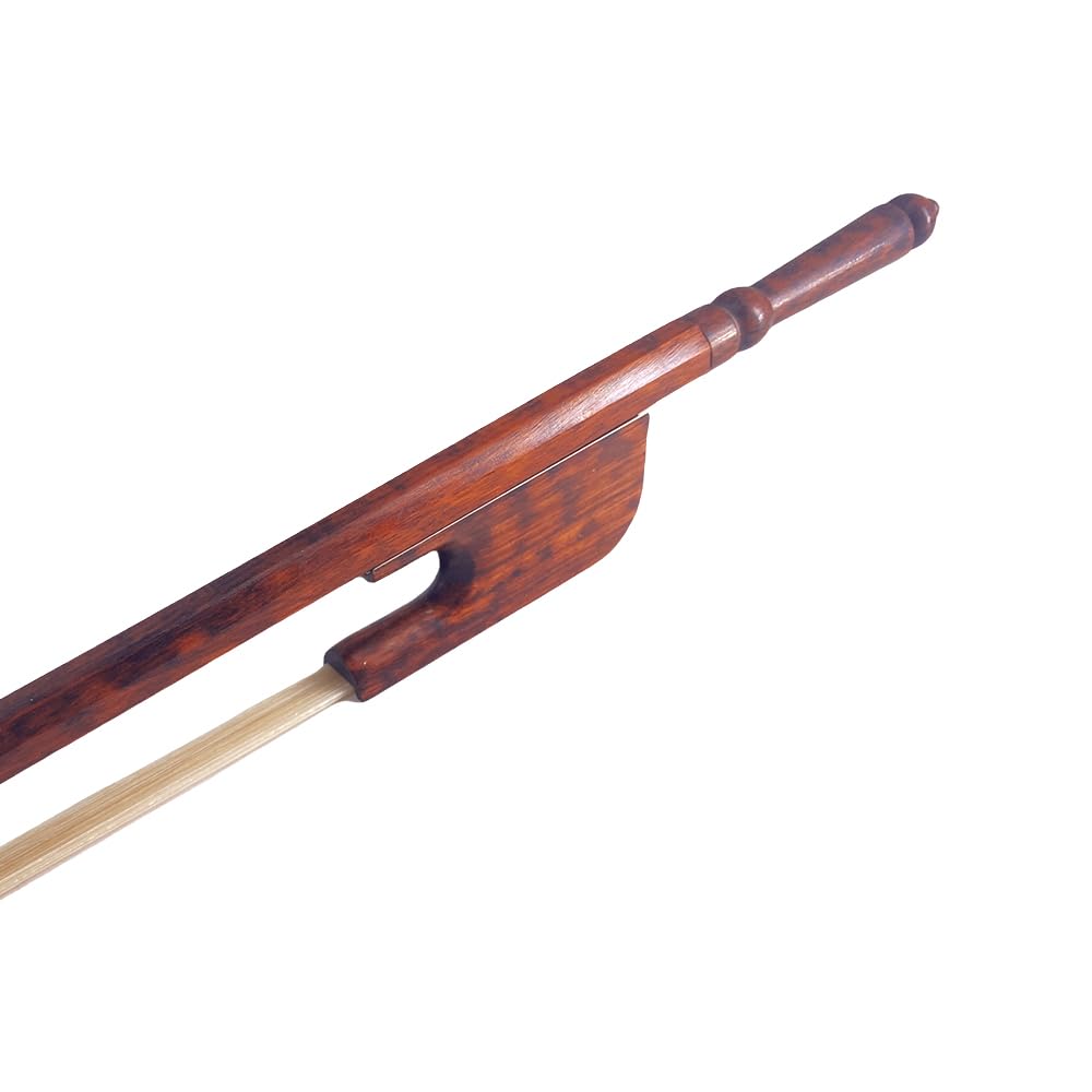 Snakewood - Arco de violín barroco 4/4 Letterwood, arcos de violín hacia afuera, tornillo largo, tamaño completo, pelo natural