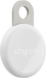 Chipolo LOOP - Rechargeable Bluetooth Tracking tag, Item Locator for Keys & Bags, Compatible with Apple Find My or Find Hub on Android, Out of Range Alerts for Android & Call Your Phone