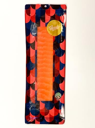 Fassler Gourmet Traditional Smoked Salmon Pre-Sliced 200g - Frozen (Packaging may vary)