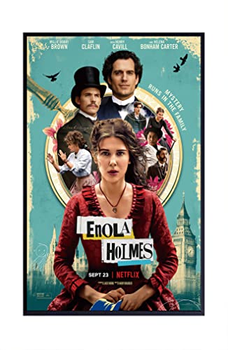 Enola Holmes Wall Movie Poster - Matte poster Frameless Gift 11 x 17 inch(28cm x 43cm)