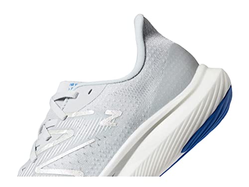 New Balance New Balance Men's FuelCell Rebel V3 Running Shoe, Light Aluminum/Electric Red/Cobalt, 7.5 Wide US