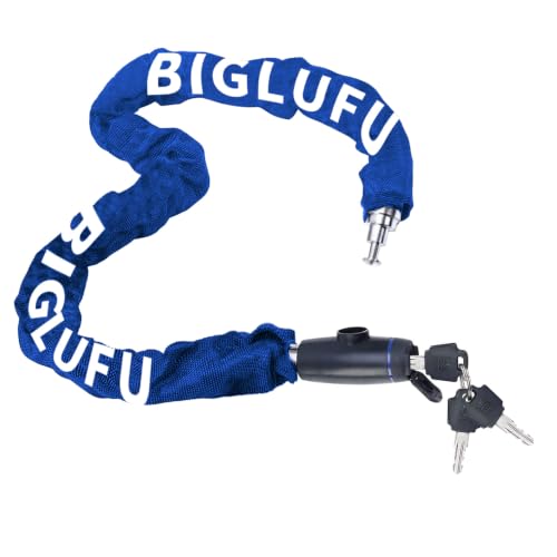 Bike Chain Lock with Keys, 3 Feet Heavy Duty Bicycle Chain Lock