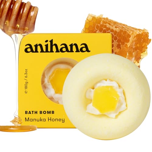 ANIHANA Bath Bomb with Coconut Oil, Paraben Free, Hand-Crafted Luxury