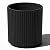 Veradek Demi Series Round Planter for Porch, Patio, Backyard | Durable Plastic-Concrete Material | Modern Décor for Tall Plants, Flowers