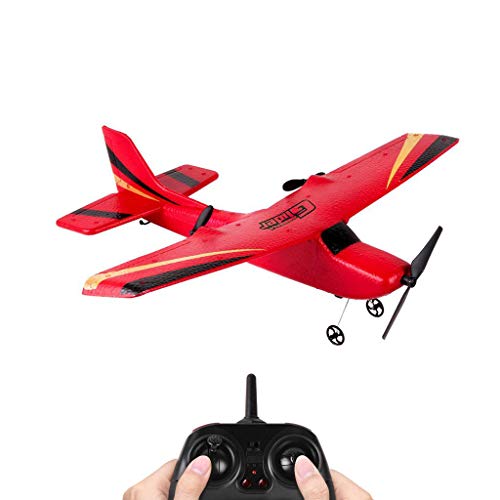 Xuways Z50 Gyro RTF Remote Control Glider [Double Motor} 350mm Wingspan EPP Micro Indoor RC Airplane with Led Light for Beginner