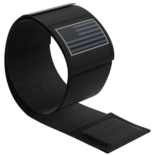 SCYONBARCO Magnetic Sentry Strap Rifle Sling Strap Rapid Deployment Staging Rifle Sling Retainer Retention Band Adjustable Gun Slings Keeper Accessories for Rifles Shotguns Airsofts Black