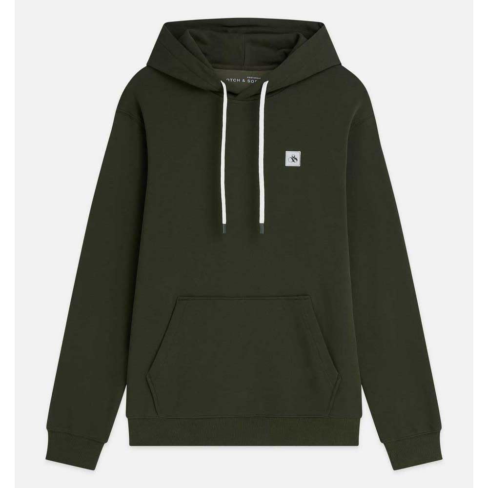 Scotch & Soda Logo Hoodie - Regular Fit Felpa con Cappuccio Uomo