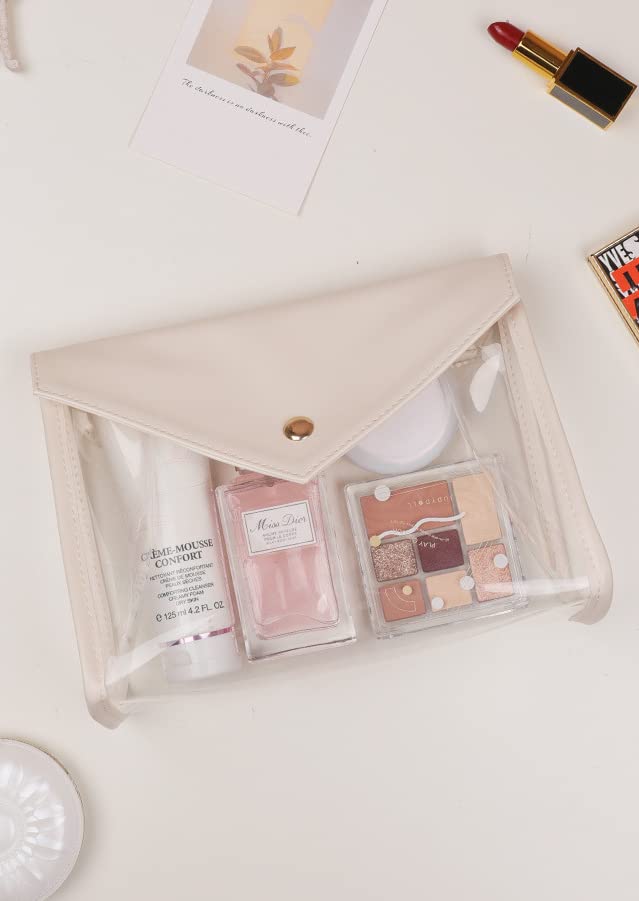 Miniatura 7 de Bolsa de maquillaje estética, pequeña bolsa de cosméticos para mujeres, bolsa de maquillaje de viaje, bolsa de aseo (C-negro)