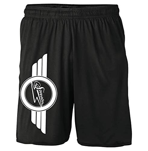 UGLYSHIRT Simson Logo Shorts | Moped Mofa S51 S50 DDR Oldschool Kurze Hose Sommerhose  XL