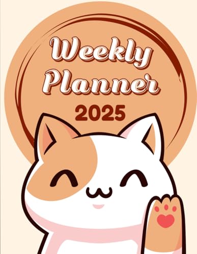 Cute Cat Themed Weekly Planner 2025 image 2