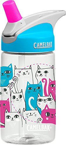 CamelBak Kids Eddy Water Bottle, Cats, 0.4 L