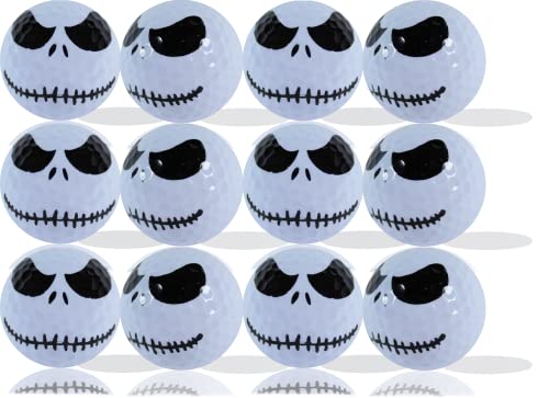Skelly Golf Balls 1 Dozen - Perfect for Halloween Enthusiasts