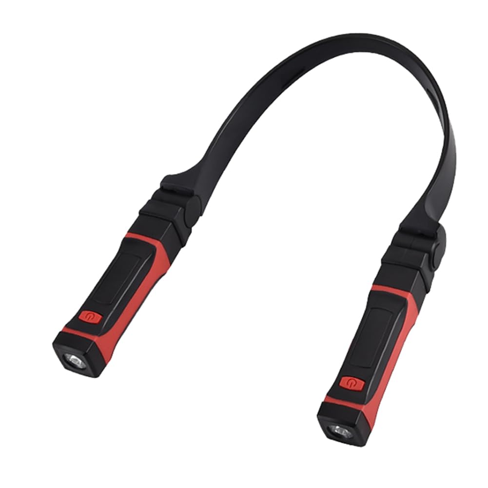 Sobeta Detachable Neck Light Rechargeable, LED Work Light with Magnetic Base, Hands Free Mechanic, Around Neck