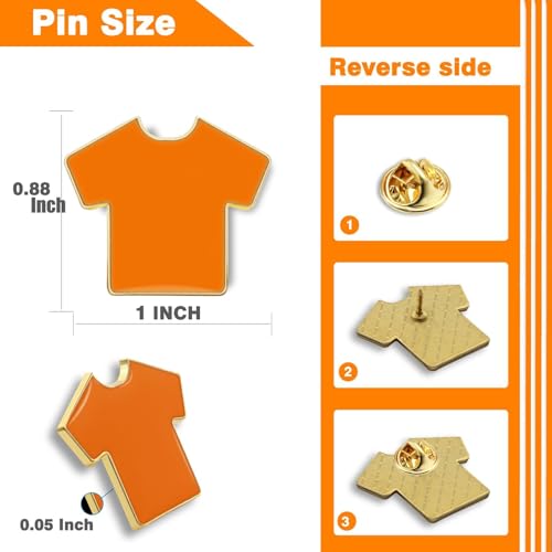 6/12/50/100Pcs Orange Shirt Lapel Pins 1 “ -Canada Native awareness Brooch Badge Souvenir For Kids Child Clothes Bags Hats2