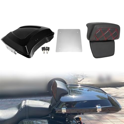Dossier de coffre pour moto accessoire custom Harley Road King Tour Pack