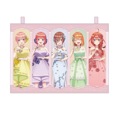 ジーベック 五等分の花嫁∽ ファブリックポスター First Bite Ver. W420×H297mm ポリエステル製（Amazon）