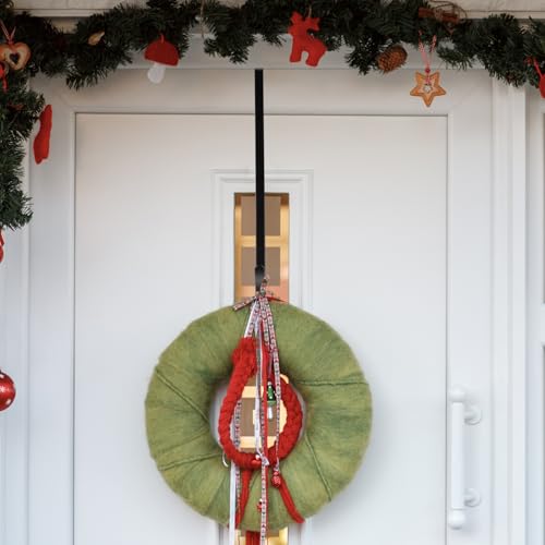 Gancho trasero de puerta de material resistente TOGEVAL para Navidad 7