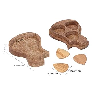 Ensemble de médiators de guitare en bois zhoul avec étui, collecteur de support de boîte de sélection de guitare avec… - Les Beatles, Paul McCartney, John Lennon, RIngo Starr, George Harrison Ensemble de médiators de guitare en bois zhoul avec étui, collecteur de support de boîte de sélection de guitare avec… – Image 2