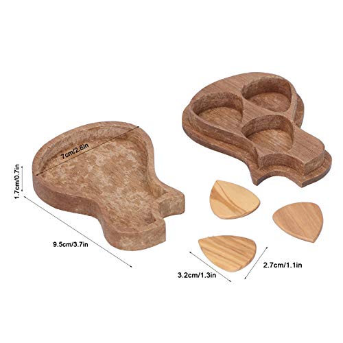 Ensemble de médiators de guitare en bois zhoul avec étui, collecteur de support de boîte de sélection de guitare avec… - Les Beatles, Paul McCartney, John Lennon, RIngo Starr, George Harrison Ensemble de médiators de guitare en bois zhoul avec étui, collecteur de support de boîte de sélection de guitare avec… – Image 3