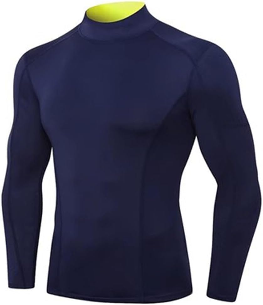 compression shirt Men's tight-fitting shirts, long-sleeved sports training shirts, sports running bottoming shirts